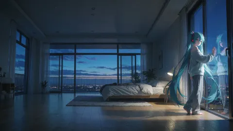 Dusk · Gazing at the City